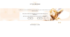 Desktop Screenshot of louisdegrenelle.fr